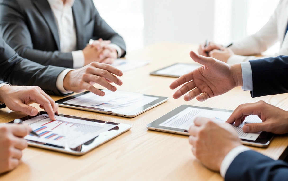 Equipo de Solira Digital en sesión de estrategia